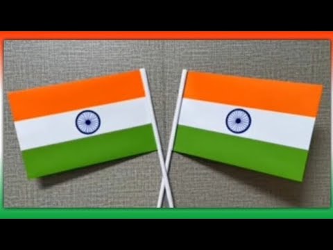 26 January craft ideas | How to make Flag with paper | Republic day Activity | 26 January project