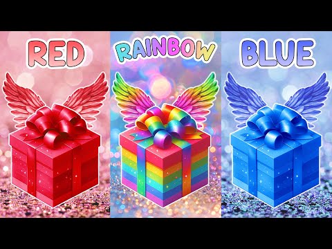 Choose Your Gift...! Red, Rainbow or Blue 💗🌈💙 How Lucky Are You? 😱 Quiz Zone