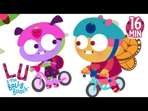 Bike Ride | Learning Cartoons for Kids | Lu & The Bally Bunch | 9 Story Kids