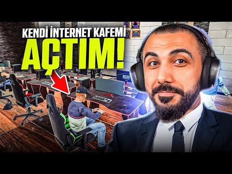 HAYALİMDEKİ İNTERNET KAFEYİ AÇTIM! INTERNET CAFE SIMULATOR 2025 | Barış Can