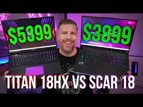 2024 Titan 18 HX vs Scar 18 Benchmark Battle! 15+ Tests and Games Side by Side, Display Test, More!