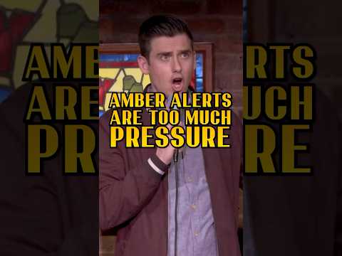 Amber Alerts Are Too Much Pressure. #standupcomedy #standup #jokes #shorts #comedian