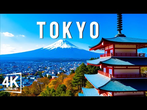 VIEW OF TOKYO In 4K ULTRA HD VIDEO | You Can Not Imagize How Beautiful Of Temple In 4K Ultra HD