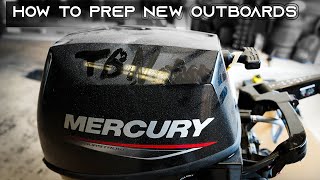 Mercury 9.9hp Demo + How to prep your Outboard Motor for the lake.